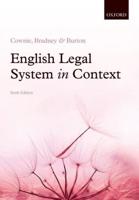 English Legal System in Context