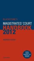 Blackstone's Magistrates' Court Handbook 2012