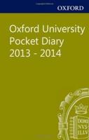 Oxford University Pocket Diary 2013-2014 HB