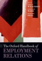 The Oxford Handbook of Employment Relations