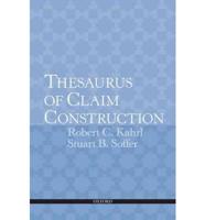 Thesaurus of Claim Construction