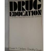 Drug Education, Content and Methods