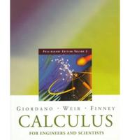 Calculus for Engineers and Scientists, Volume 2