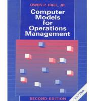 Computer Models for Operations Management