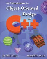 An Introduction to Object-Oriented Design in C++