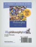 MyLab Philosophy With Pearson eText Student Access Code Card for Consider Philosophy (Standalone)