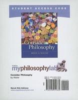 MyLab Philosophy Student Access Code Card for Consider Philosophy (Standalone)