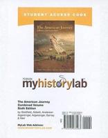 MyLab History -- Standalone Access Card -- For The American Journey Combined Volume