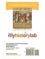 MyLab History -- Standalone Access Card -- For The Heritage of World Civilizations, Combined Volume