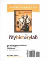 MyLab History -- Standalone Access Card -- For The African American Odyssey, Combined Volume