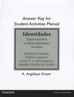 Answer Key for the Student Activities Manual for Identidades