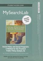 MyLab Search With Pearson eText -- Standalone Access Card -- For Social Policy and Social Programs