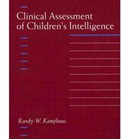 Clinical Assessment of Children's Intelligence