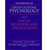 Handbook of Cross-Cultural Psychology