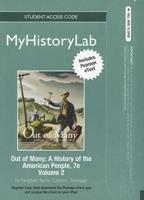 NEW MyLab History With Pearson eText -- Standalone Access Card -- For Out of Many