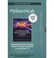MySearchLab With Pearson eText -- Standalone Access Card -- For Contemporary Human Behavior Theory