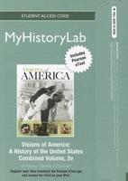 NEW MyLab History With Pearson eText -- Standalone Access Card -- For Visions of America
