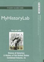 NEW MyLab History Without Pearson eText -- Standalone Access Card -- For Visions of America