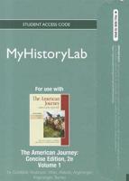 NEW MyLab History Student Access Code Card for The American Journey Concise Volume 1 (Standalone)
