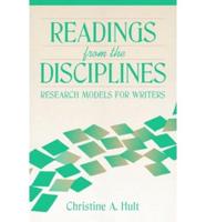 Readings from the Disciplines