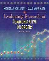 Evaluating Research in Communicative Disorders