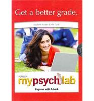 MyLab Psychology Pegasus With Pearson eText -- Standalone Access Card -- For Psychology