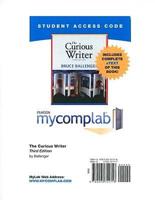 MyLab Composition With Pearson eText -- Standalone Access Card -- For The Curious Writer