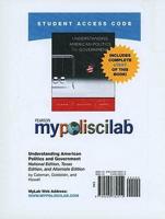 MyLab Political Science With Pearson eText -- Standalone Access Card -- For Understanding American Government