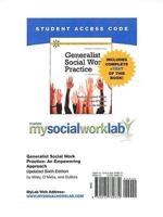 MyLab Social Work With Pearson eText -- Standalone Access Card -- For Generalist Social Work Practice