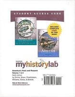 MyLab History With Pearson eText -- Standalone Access Card -- For America Past and Present, Volumes 1 and 2