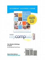 MyLab Composition With Pearson eText -- Standalone Access Card -- For The World of Writing