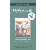 NEW MyLab Psychology With Pearson eText -- Standalone Access Card -- For Social Psychology