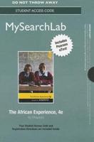 MySearchLab With Pearson eText -- Standalone Access Card -- For The African Experience