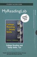 MyLab Reading With Pearson eText -- Standalone Access Card -- For College Reading and Study Skills