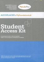 ACCUPLACER/MyLab Foundational Skills Plus Without Pearson eText -- Standalone Access Card (12-Month Access)