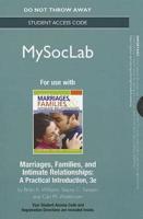 NEW MyLab Sociology Without Pearson eText -- Standalone Access Card -- For Marriages, Families, and Intimate Relationships