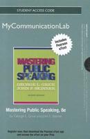 NEW MyLab Communication With Pearson eText -- Standalone Access Card -- For Mastering Public Speaking