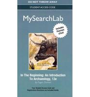 MyLab Search With Pearson eText -- Standalone Access Card -- For In the Beginning