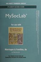 NEW MyLab Sociology Without Pearson eText -- Standalone Access Card -- For Marriages and Families