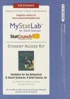 NEW MyLab Statistics With Pearson eText -- Standalone Access Card -- For Statistics for The Behavioral and Social Sciences