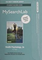 MyLab Search With Pearson eText --Standalone Access Card-- For Health Psychology; An Interdisciplinary Approach to Health