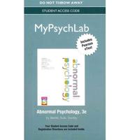 NEW MyLab Psychology With Pearson eText -- Standalone Access Code -- For Abnormal Psychology