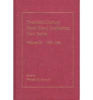 Twentieth-Century Short Story Explication. Vol 3 1993-94