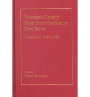 Twentieth-Century Short Story Explication IV New Series