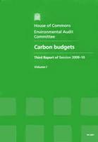 Carbon Budgets Vol. 1 Report, Together With Formal Minutes