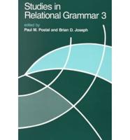 Studies in Relational Grammar. 3