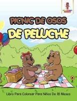 Picnic De Osos De Peluche: Libro Para Colorear Para Niños De 18 Meses