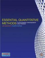 Essential Quantitative Methods for Business, Management and Finance
