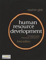 Human Resource Development : Foundations, Process, Context