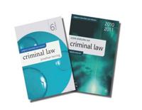 Criminal Law and Core Statutes on Criminal Law 2010-11 Value Pack